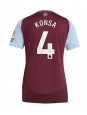 Aston Villa Ezri Konsa #4 Heimtrikot für Frauen 2024-25 Kurzarm